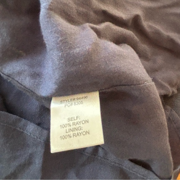 Skies Are Blue Anthropologie Navy Embroidered Sleeveless Summer Dress Size Small - Picture 7 of 7